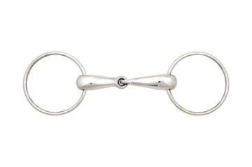 Loose Ring Hollow Mouth Snaffle 4.5"