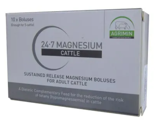 Agrimin 24.7 Magnesium Bolus - 40gx10 - Cattle
