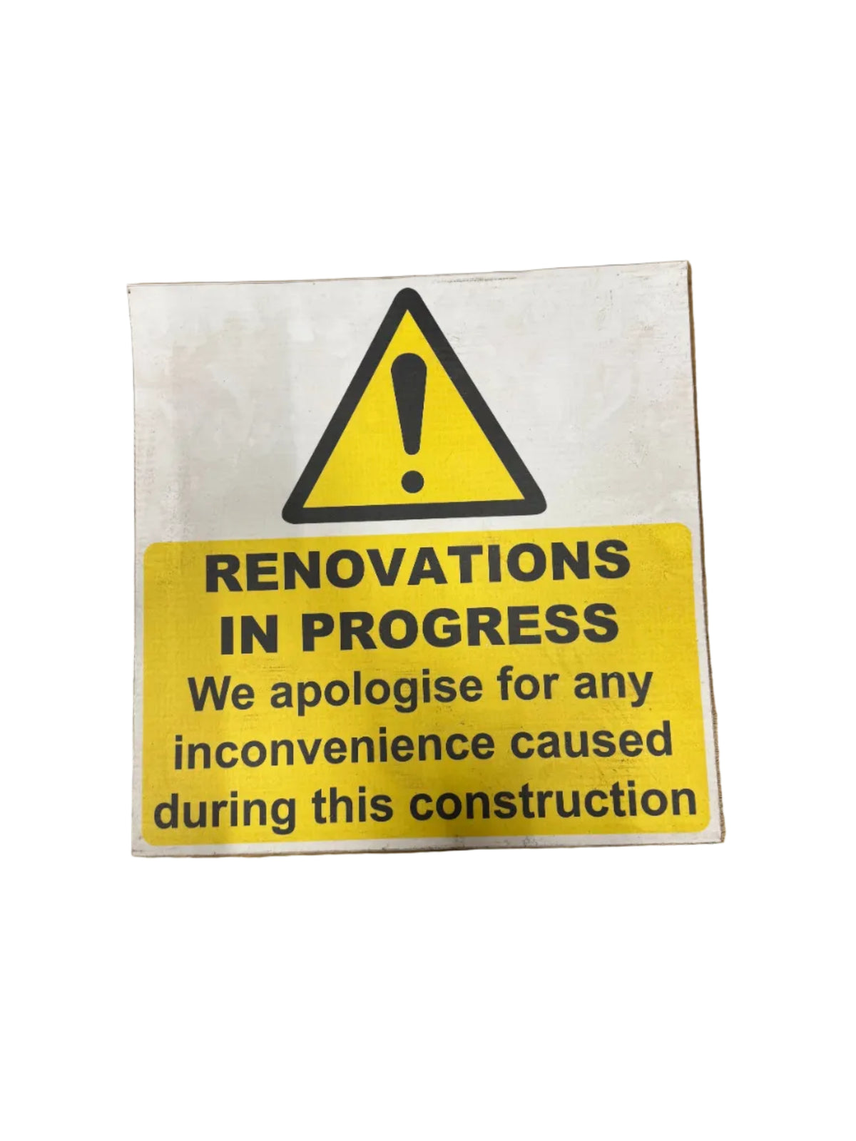 Renovations in Progress Sign 300 x 400mm