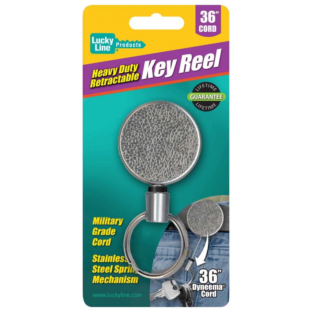 Heavy Duty Key Reel 36 Inch Dyneema Cord