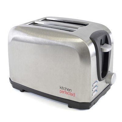 Lloytron Brushed Steel 2 Slice Toaster