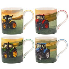 Tractor Mug Set - 4 Assorted