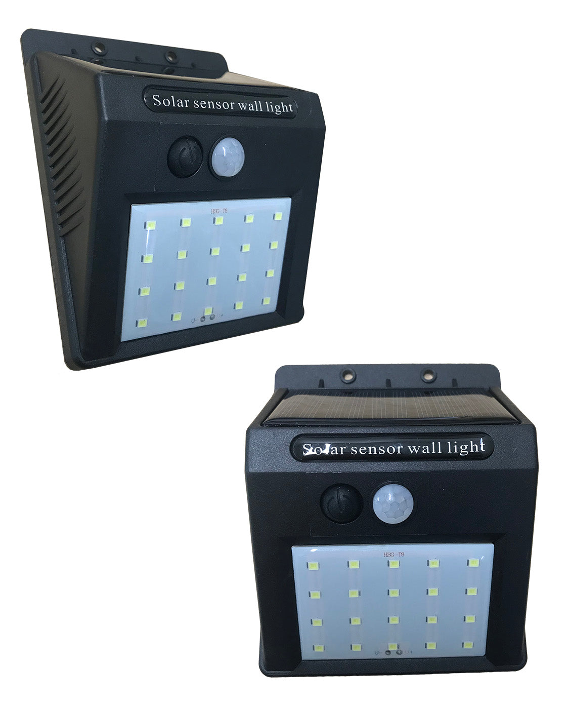 Wall Light Single LED Solar with PIR