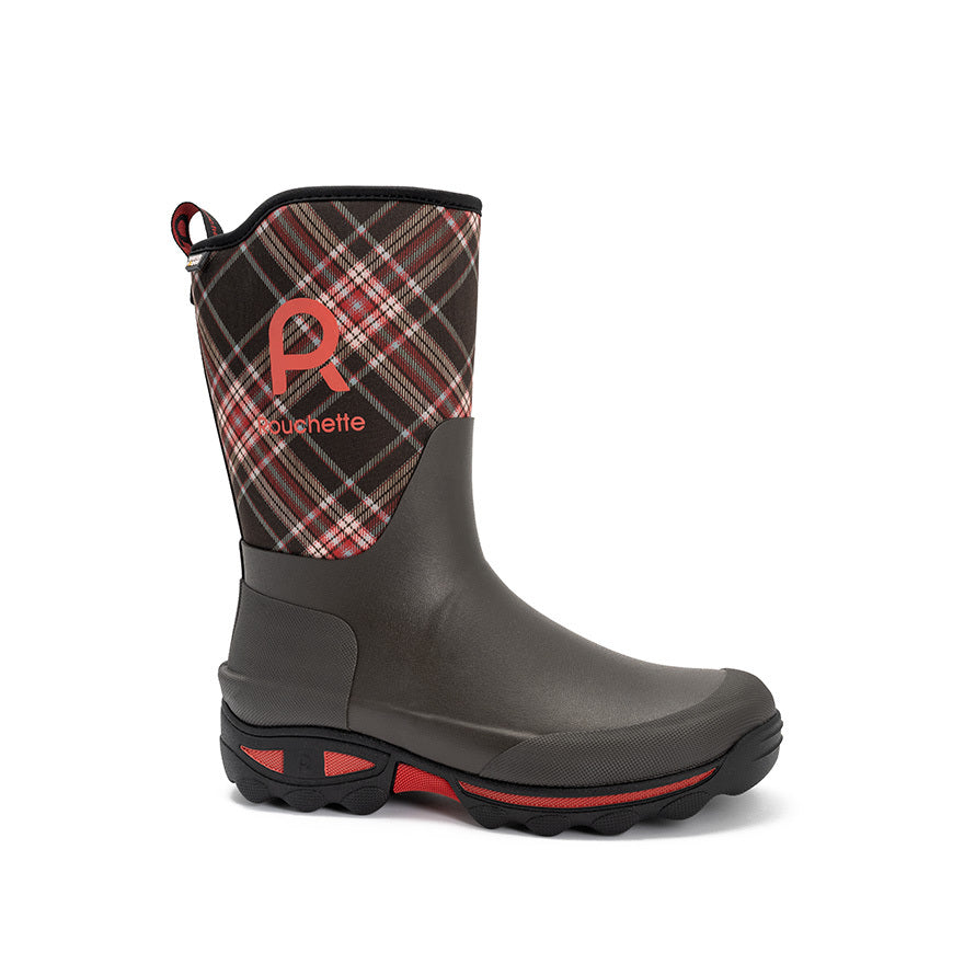 Rouchette Botte Clean Garden - Plaid Rouge