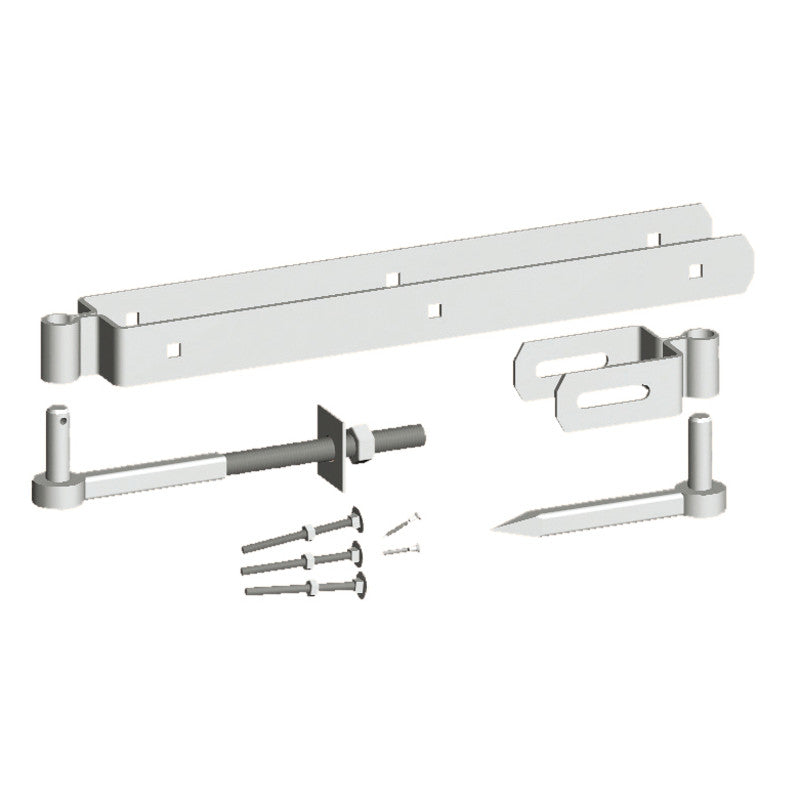 Intertrade Galvanised Fieldgate Hinge Set