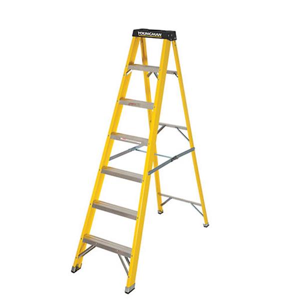 Toolway Fibreglass 6 Step Ladder
