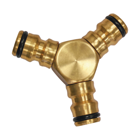 Banman Hose 3 Way Metal Coupler