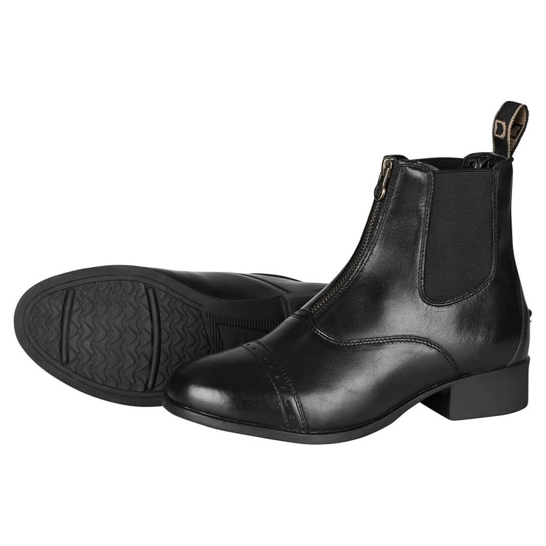 Dublin Childs Altitude Front Zip Paddock Boots - Black