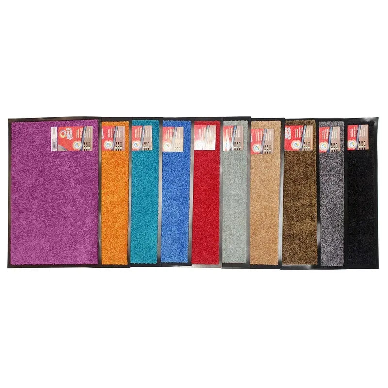 Wash & Clean Mats 40x60 (Black, Grey, Brown, Blue)