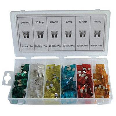 Normex 120pce Auto Fuse Assortment