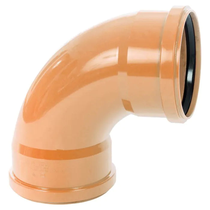 110mm 90° Double Socket Sewer Bend