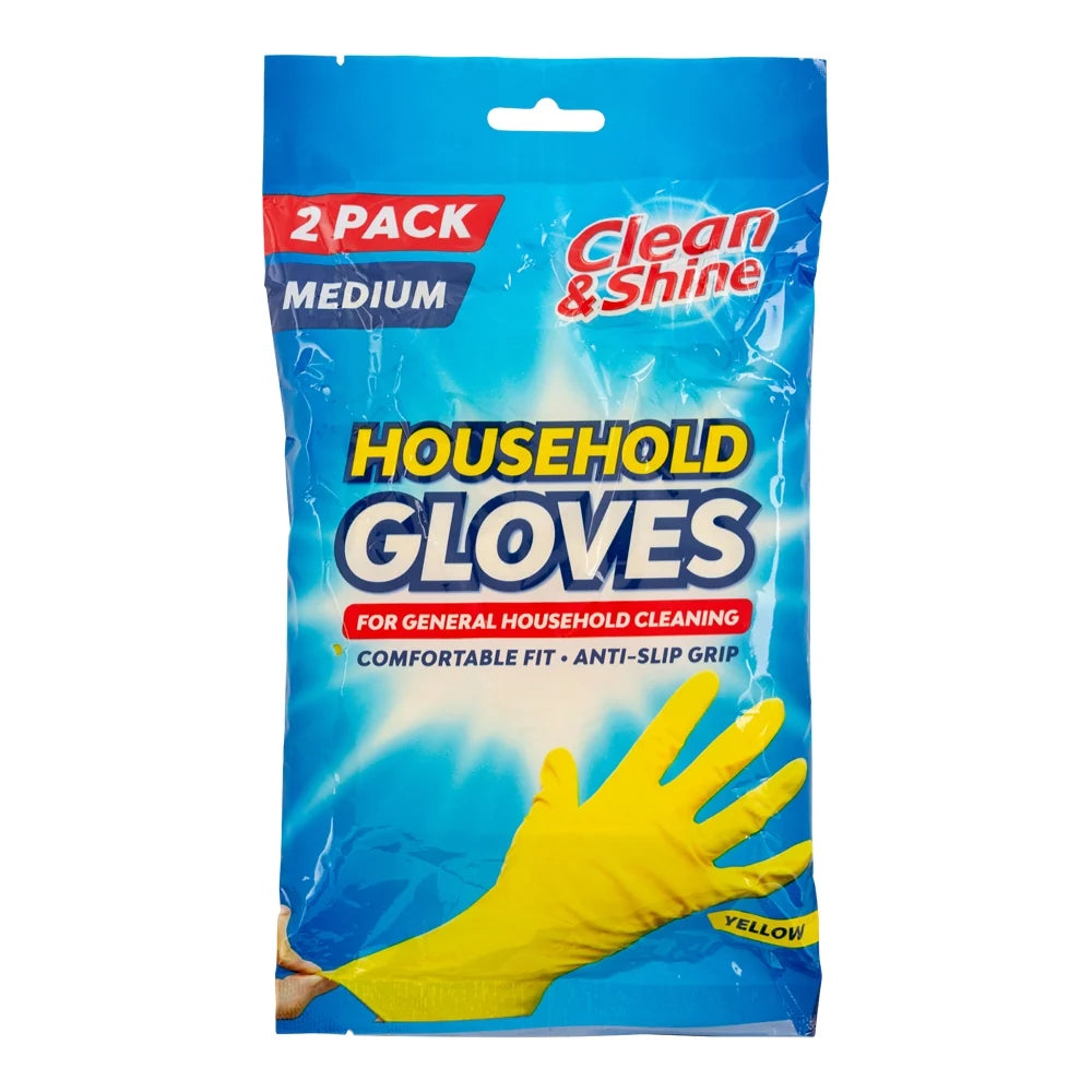 Household Gloves Medium 2 Pack