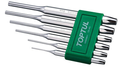 Toptul 6pcs Parallel Pin Punch Set