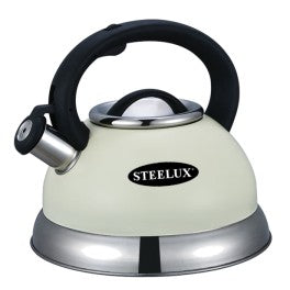 Steelex Whistling Kettle Cream 2.7L