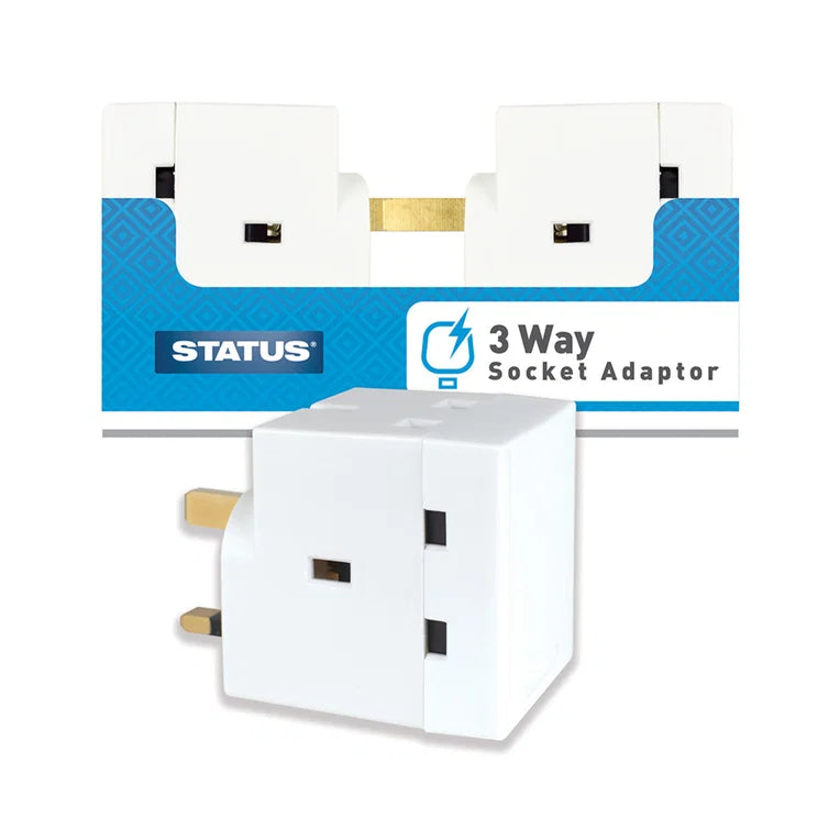 Status 3-Way Plug Adaptor