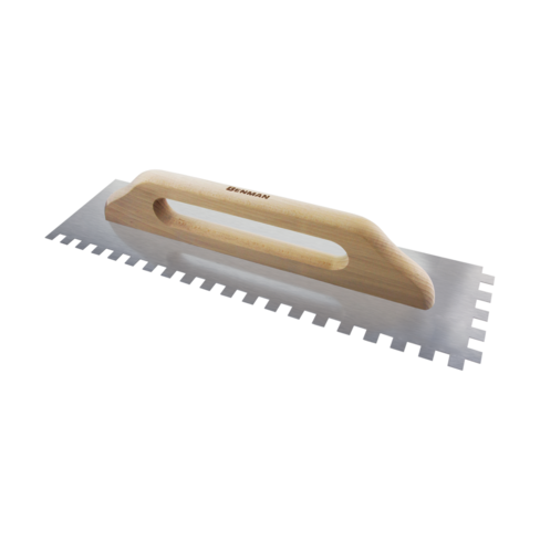Stainless Steel Notched Trowels (6x6 & 8x8)