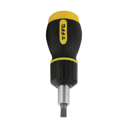 FF Group Screwdriver Ratchet Set with 7 Bits