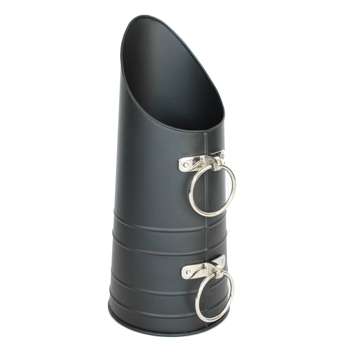 Mansion Coal Hod Black/Nickel 22"