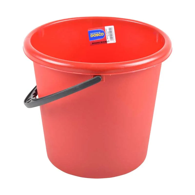Dosco Round Bucket 12L Red