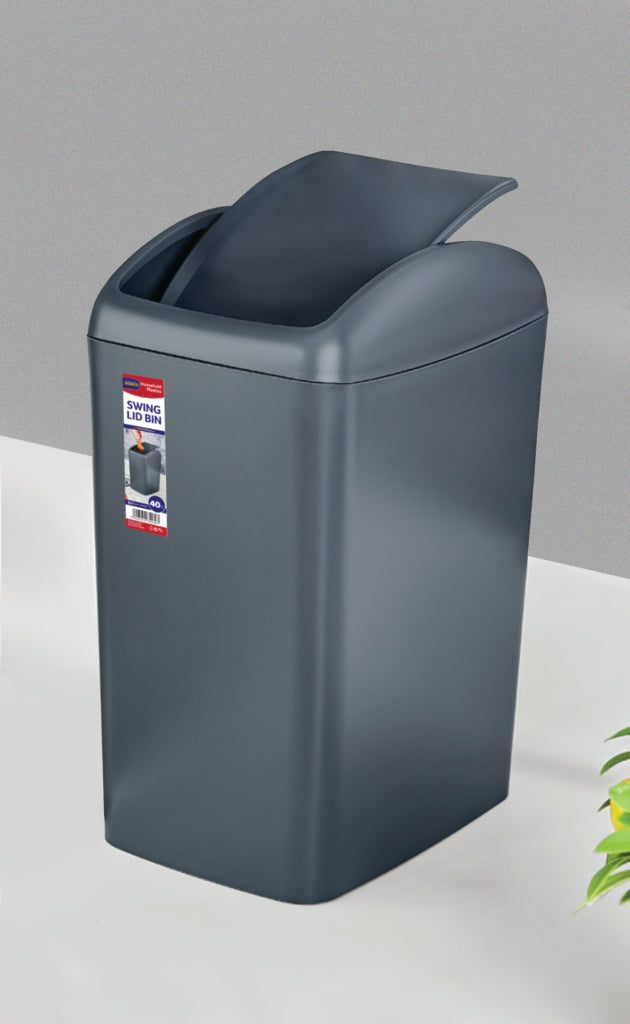 Dosco Swing Lid Bin Anthracite 59L