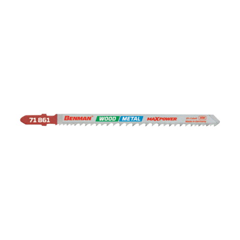 Benman Jigsaw Blades 5 Piece Sets (Wood, Metal & Multi-Material)