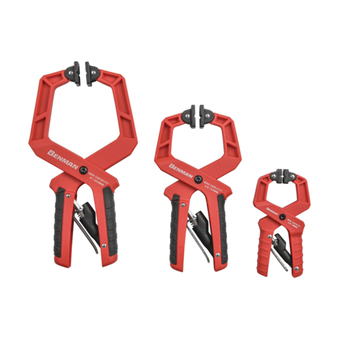 Benman Ratchet Mini Hand Clamps (1.5"–4")