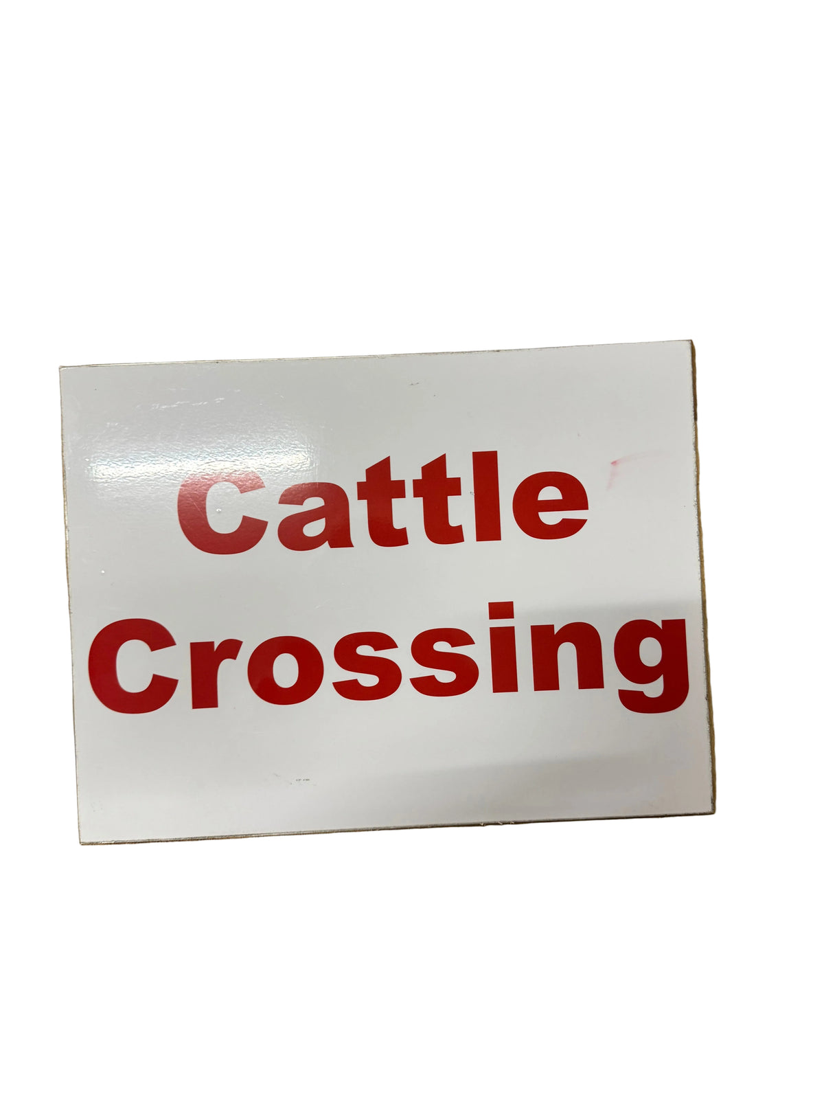 Cattle Crossing Sign 300 x 400mm