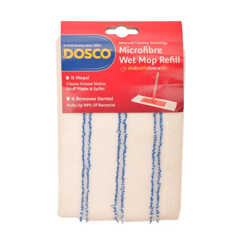 Dosco Flat Microfibre Mop (Complete & Refill)