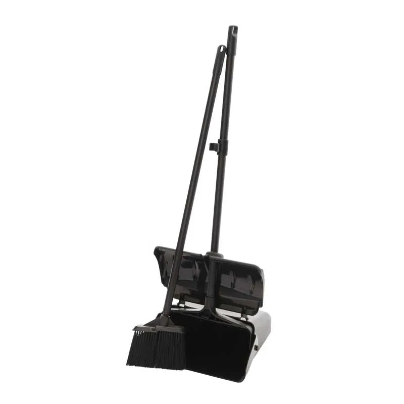 Long Handled Lobby Dustpan Set with Brush