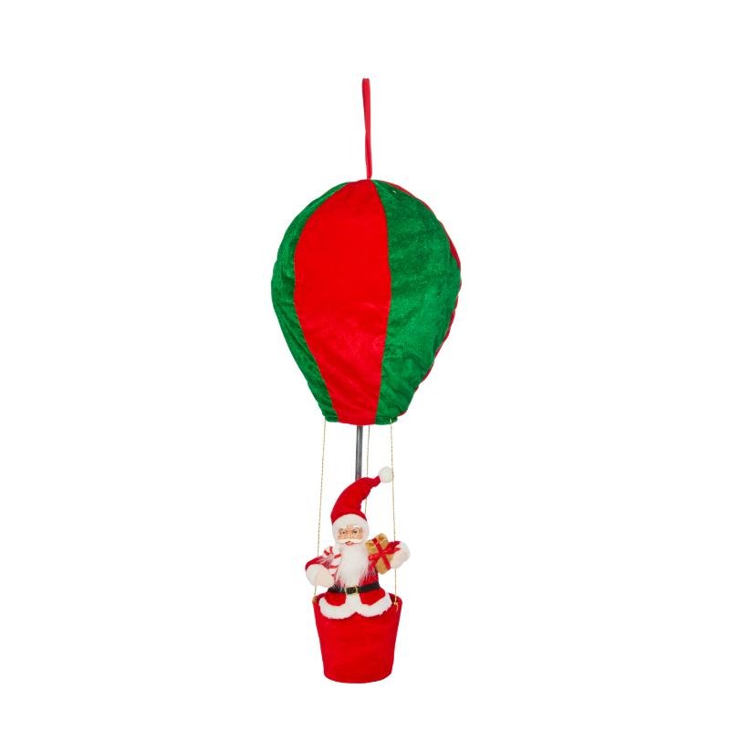 Santa's Hot Air Balloon Decoration