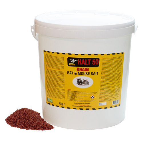 Halt 50 Pied Piper Rat & Mouse Bait Grain