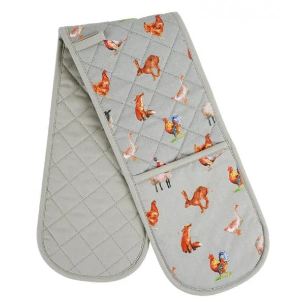 Double Oven Glove Farm Friends
