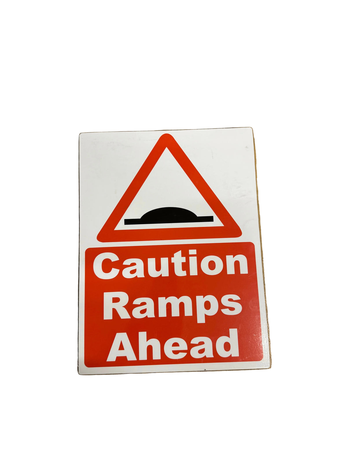 Caution Speed Ramps Ahead Sign 300 x 400mm
