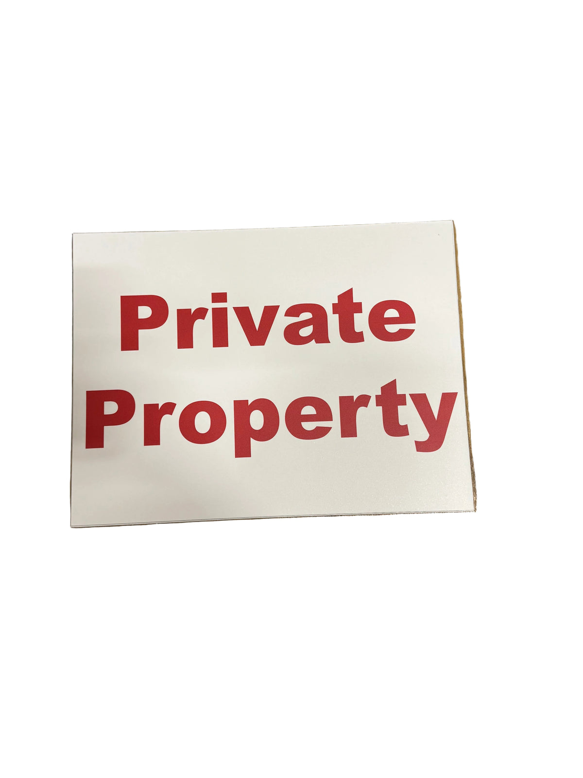 Private Property Sign 300 x 400mm