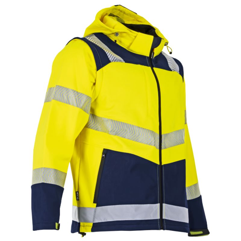 LMA CIBLE 3 Layer Softshell Jacket with Detachable Sleeves