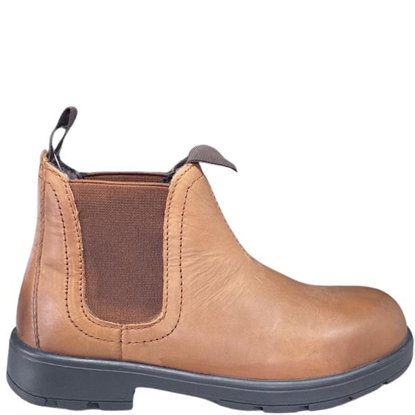 Corrib Boys Slip On Chelsea Boot - Tan