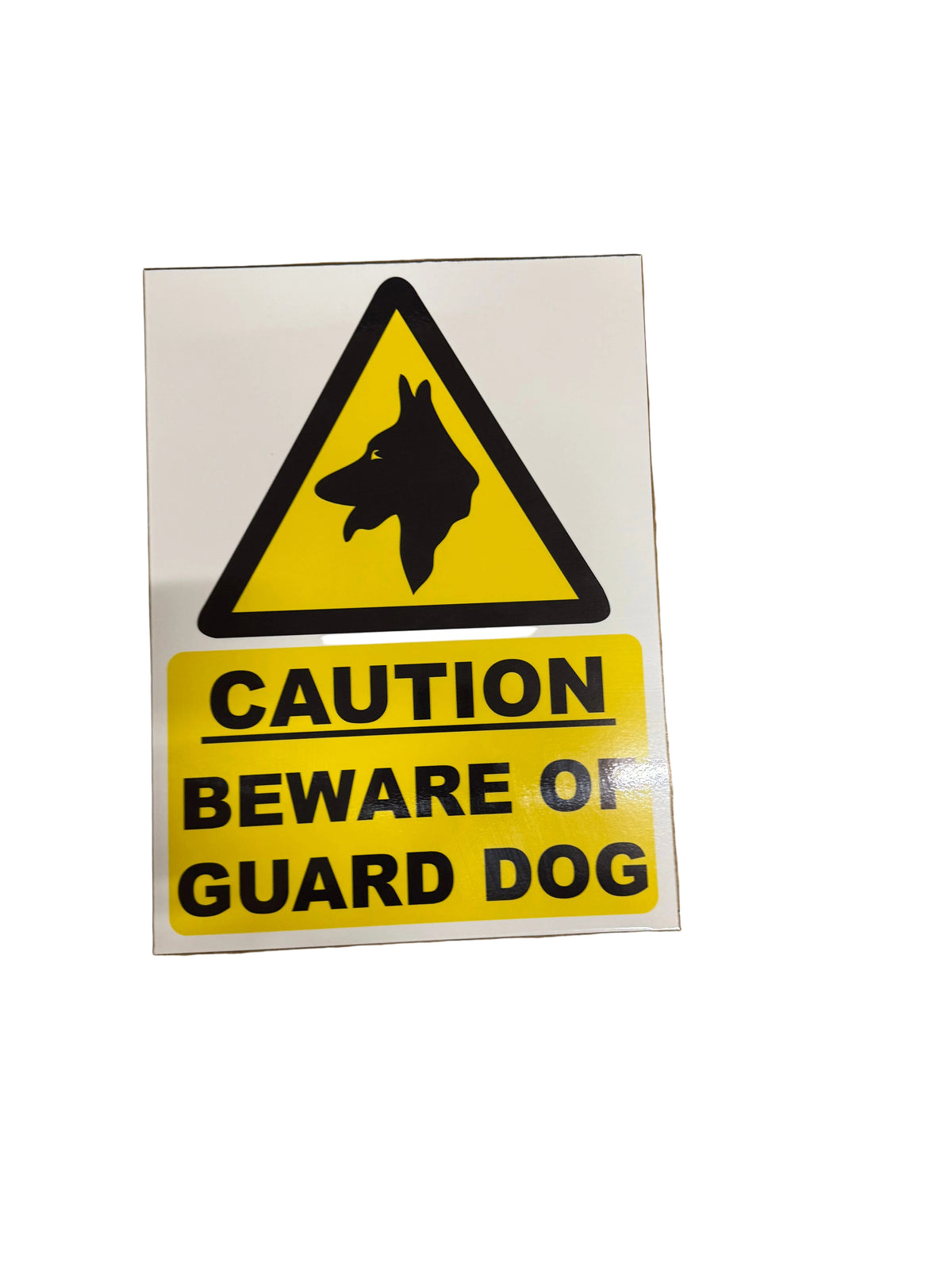 Caution Beware of The Dog Sign 300 x 400mm
