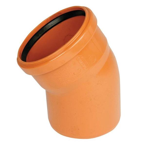 4" Sewer 30° Single Socket Bend