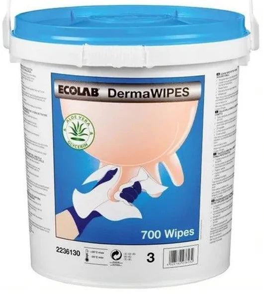 Ecolab Derma Teat Cleaning Wipes 700pk