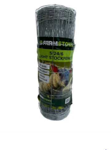 Farmstokk 8/80/15 HT Galvinised Sheep Wire 100m