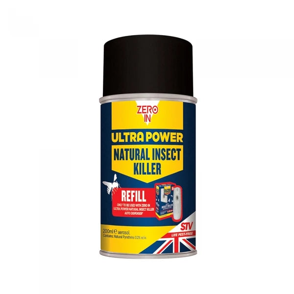 Zero in Natural Insect Killer 200ml Aerosol Refill