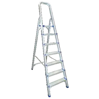 Radius 7 Tread Aluminium Step Ladder DIY
