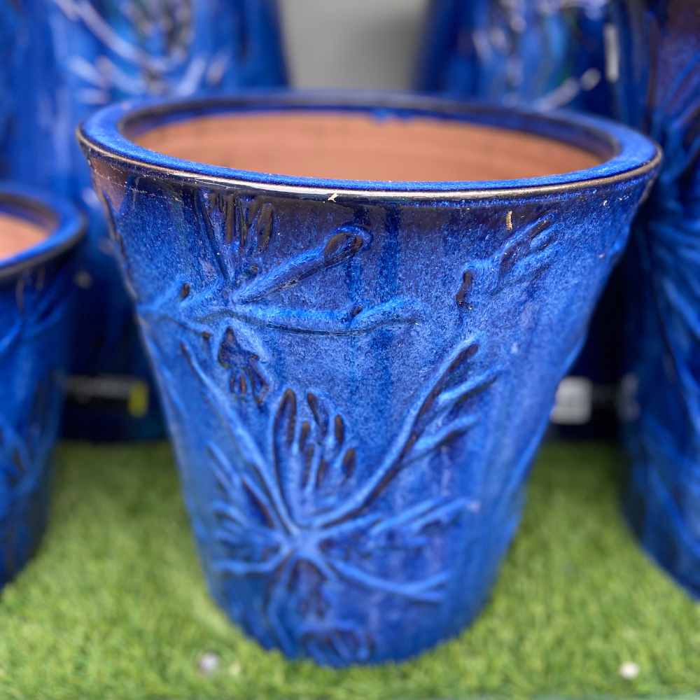 Lemonfield Floret Planter Blue
