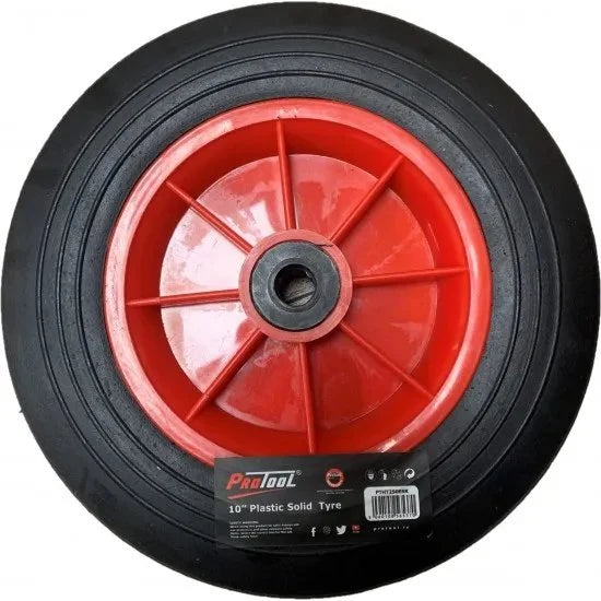 Protool 250mm (10 Inch ) Solid RubberSack Truck Wheel with 16mm Bore