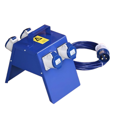 Power 16A 4-Way Metal Splitter Box