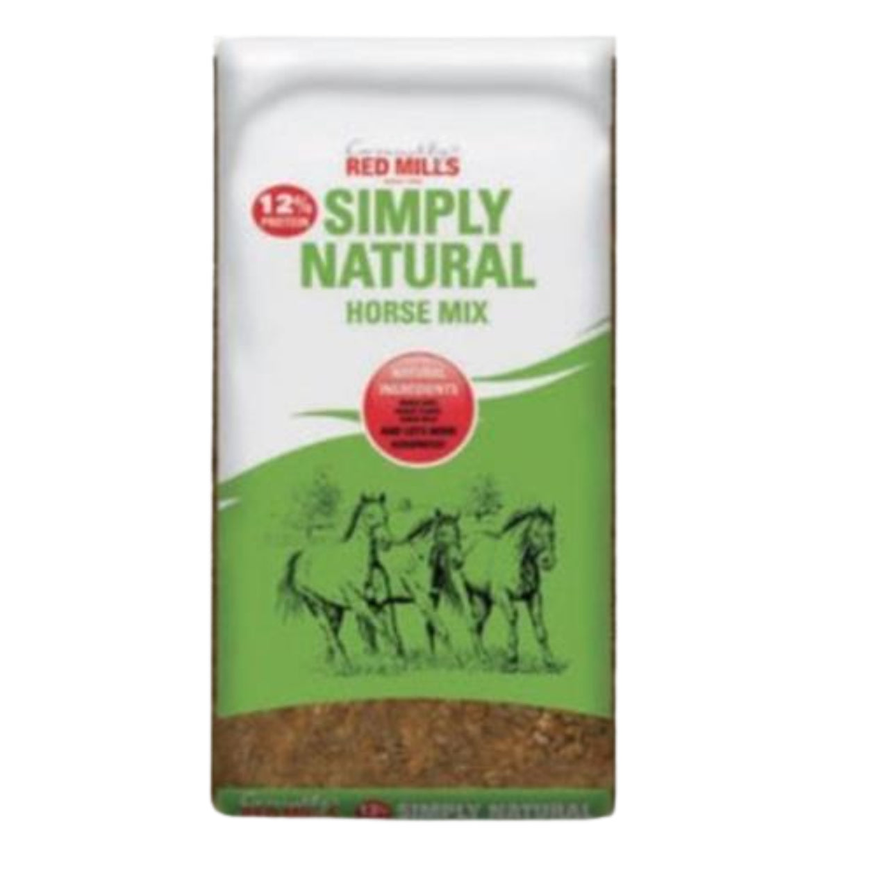 SIMPLY NATURAL 12% MIX RED MILLS 20KG