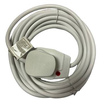 Sasta 5m Single Gang Extension Lead with Neon LED Indicator