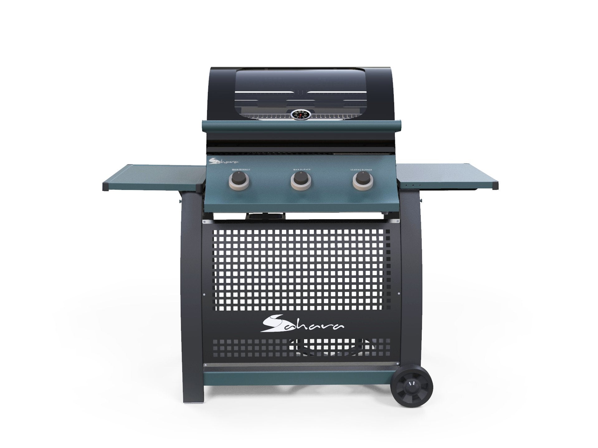Sahara S325 3 Burner BBQ Smokey Teal