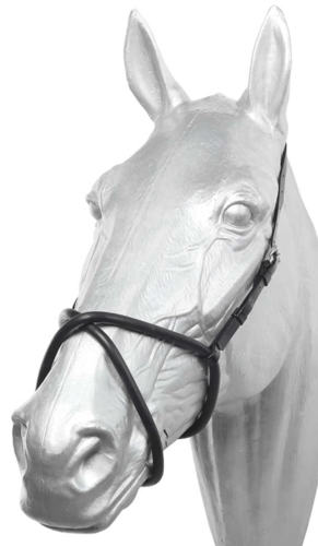 Zilco Rubber Grackle Noseband Black