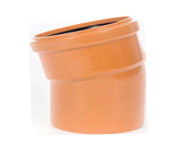 Wavin 110mm 15° Single Socket Sewer Bend